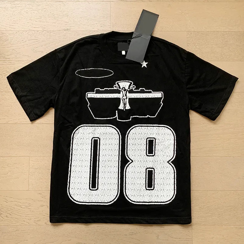Mens Designer T Shirt NFC Graphic Tees Sport Shorts Hip Hop Short Sets Tracksuit Unisex Tops High Street Retro Women T-Shirts Eur Size S-Xl