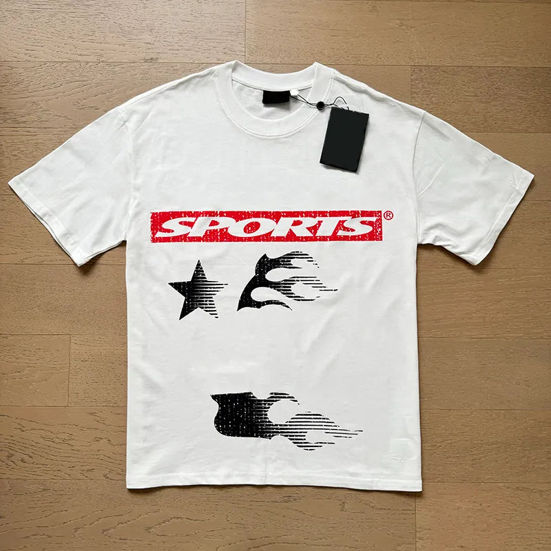 Mens Designer T Shirt NFC Graphic Tees Sport Shorts Hip Hop Short Sets Tracksuit Unisex Tops High Street Retro Women T-Shirts Eur Size S-Xl
