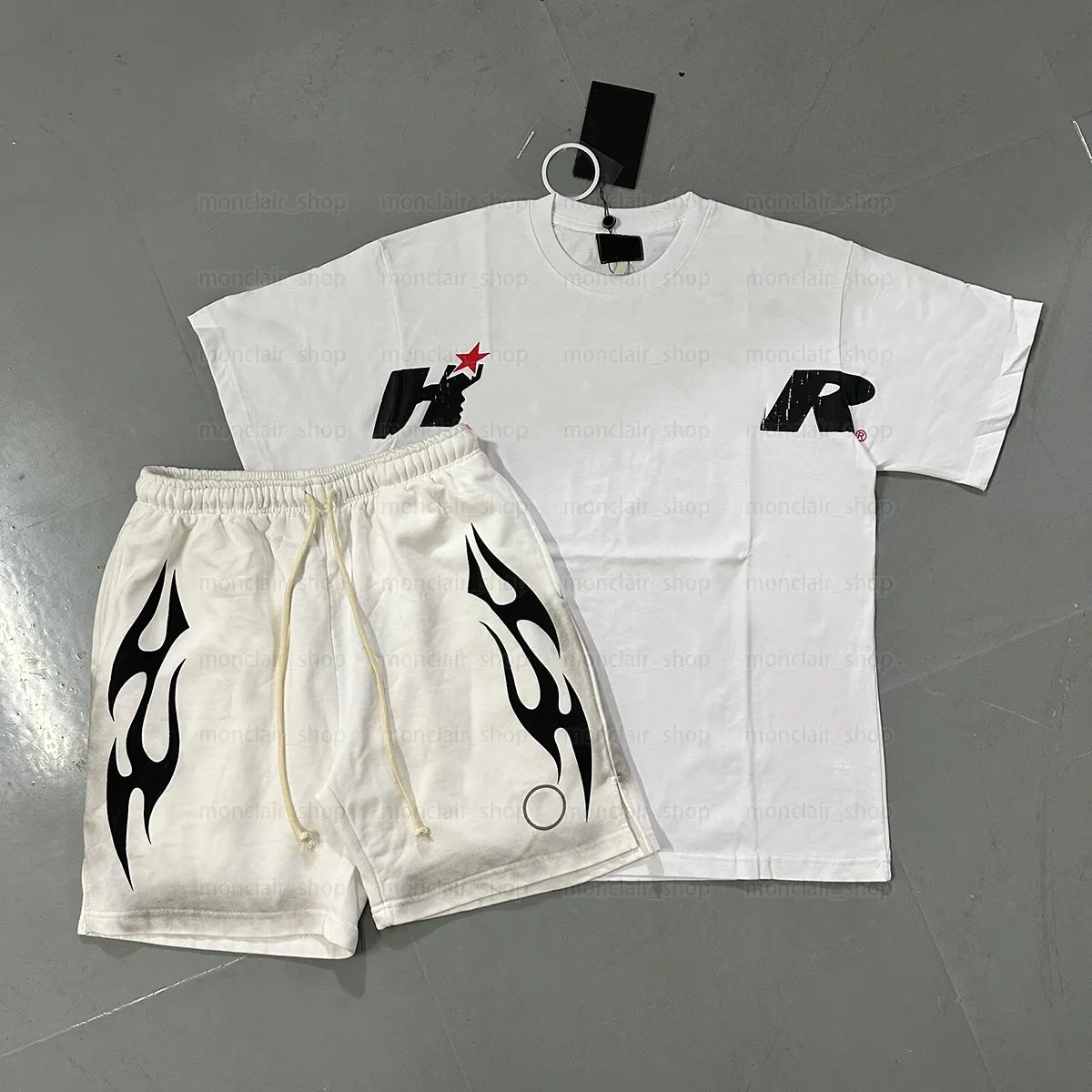 Mens Designer T Shirt NFC Graphic Tees Sport Shorts Hip Hop Short Sets Tracksuit Unisex Tops High Street Retro Women T-Shirts Eur Size S-Xl