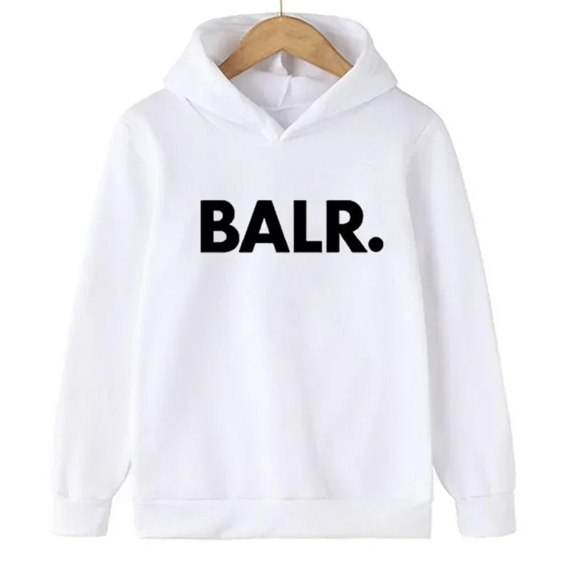 Brand Balr Kids Tracksuit Boys Girls Sweatshirt Sweatpants 2 Piece Suit Spring Autumn Children Hooded Sets Fashion Casual Hoodis