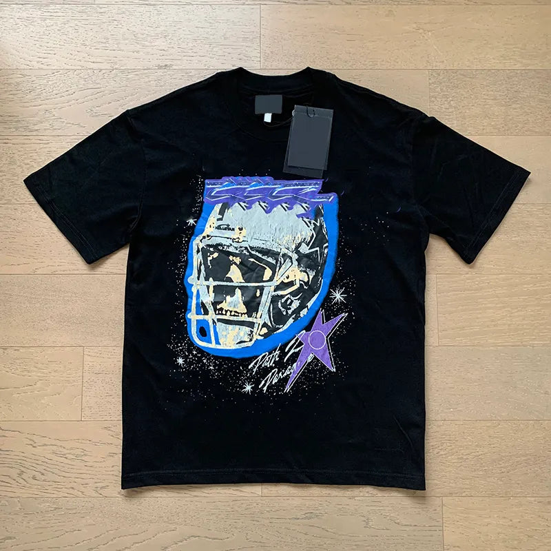 Mens Designer T Shirt NFC Graphic Tees Sport Shorts Hip Hop Short Sets Tracksuit Unisex Tops High Street Retro Women T-Shirts Eur Size S-Xl