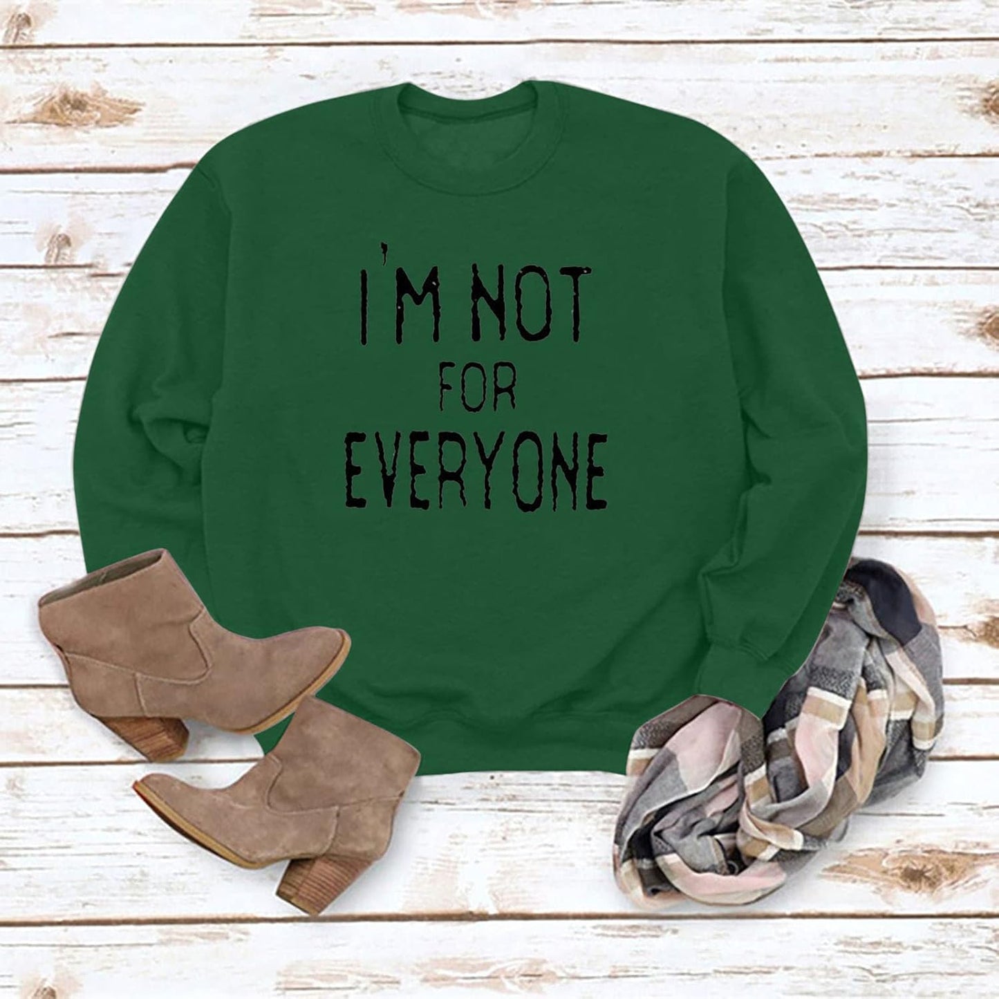 Women'S Casual Fall round Neck Tops Raglan Long Sleeve Graphic Yes I'M Cold Me 24:7 Sweatshirts Pullover Cute Fall Green