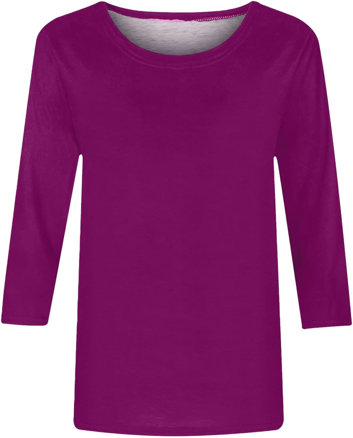 Womens Casual Tops 3/4 Sleeve Crewneck T-Shirt Marble Print Tops 2024 Fashion Ladies Shirts Blouse for Teen Girls