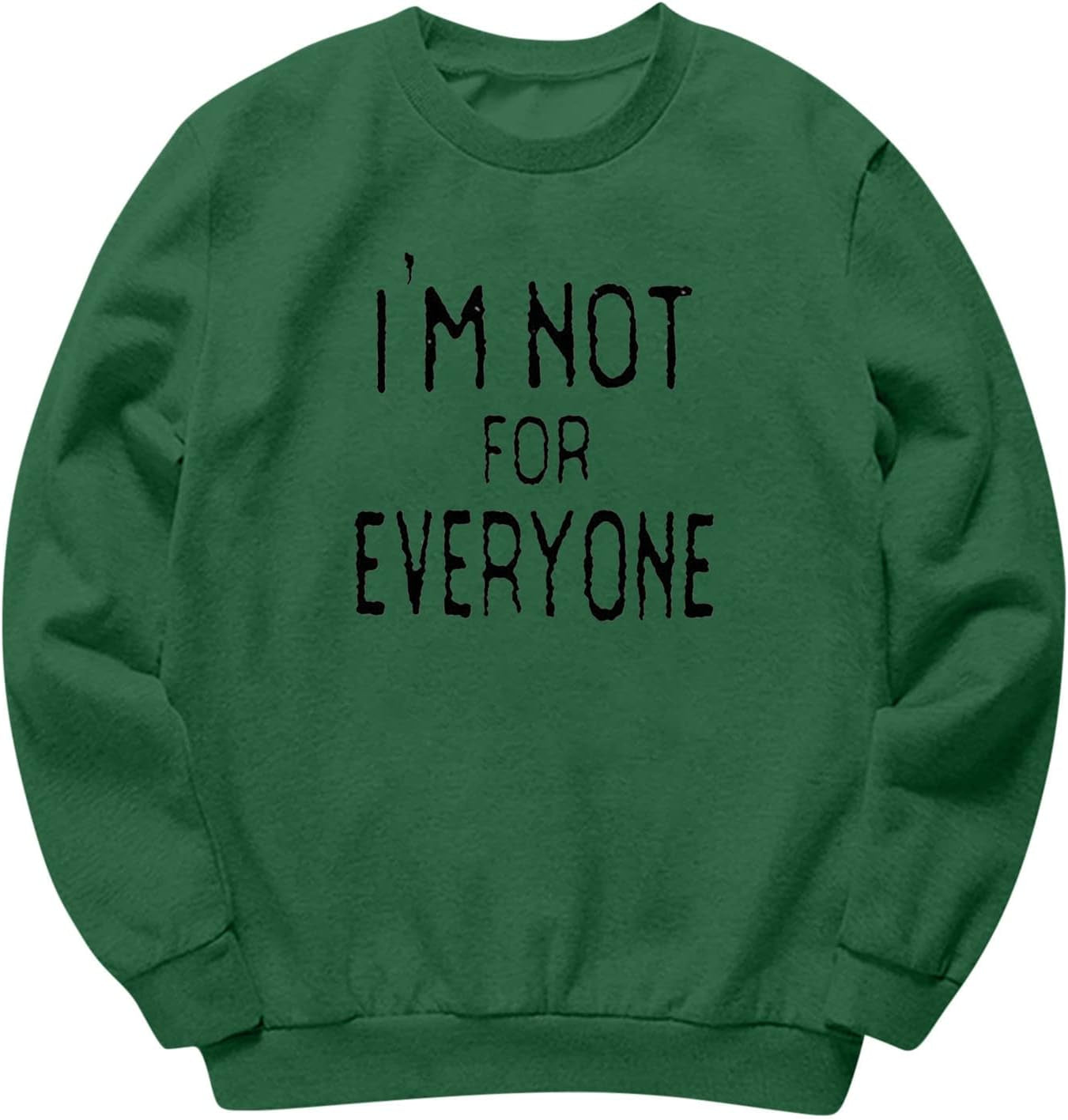 Women'S Casual Fall round Neck Tops Raglan Long Sleeve Graphic Yes I'M Cold Me 24:7 Sweatshirts Pullover Cute Fall Green